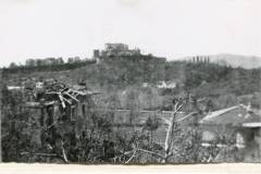 Il castello visto dal colle del Rafut