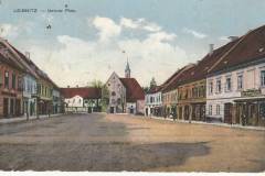 Cartolina illustrata della cittadina di Leibnitz Stiria importante luogo di raccolta e smistamento dei profughi provenienti dal Litorale austriaco