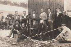Gruppo di internati al lavoro nel cantiere di Oberhollabrunn (1917)