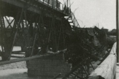 Gorizia primavera 1919. Il ponte stradale sull'Isonzo